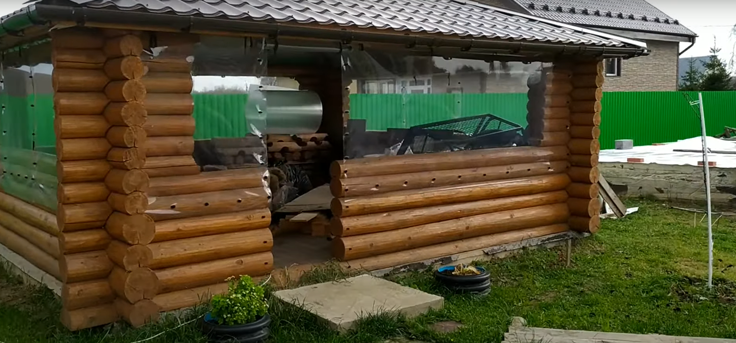 Остекление веранды мягкими окнами
